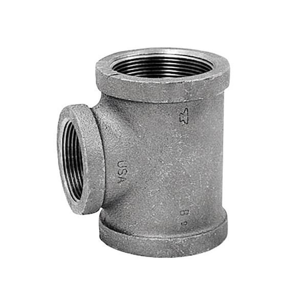 Anvil 1 in. FPT X 3/4 in. D FPT 3/4 in. D FPT Black Malleable Iron Reducing Tee 8700121752 - main